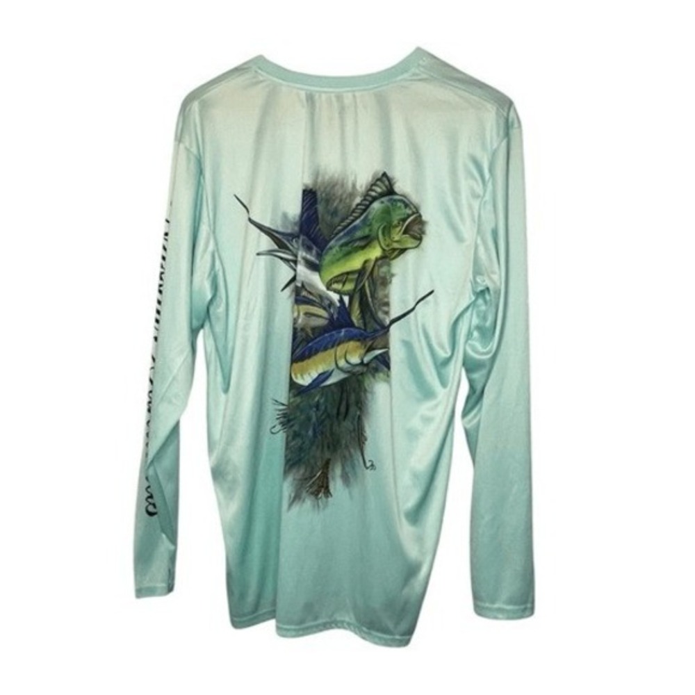 Spicy Tuna Nassau‎ Bahamas Turquoise Fishing Coastal Outfitters Surf Tee XL